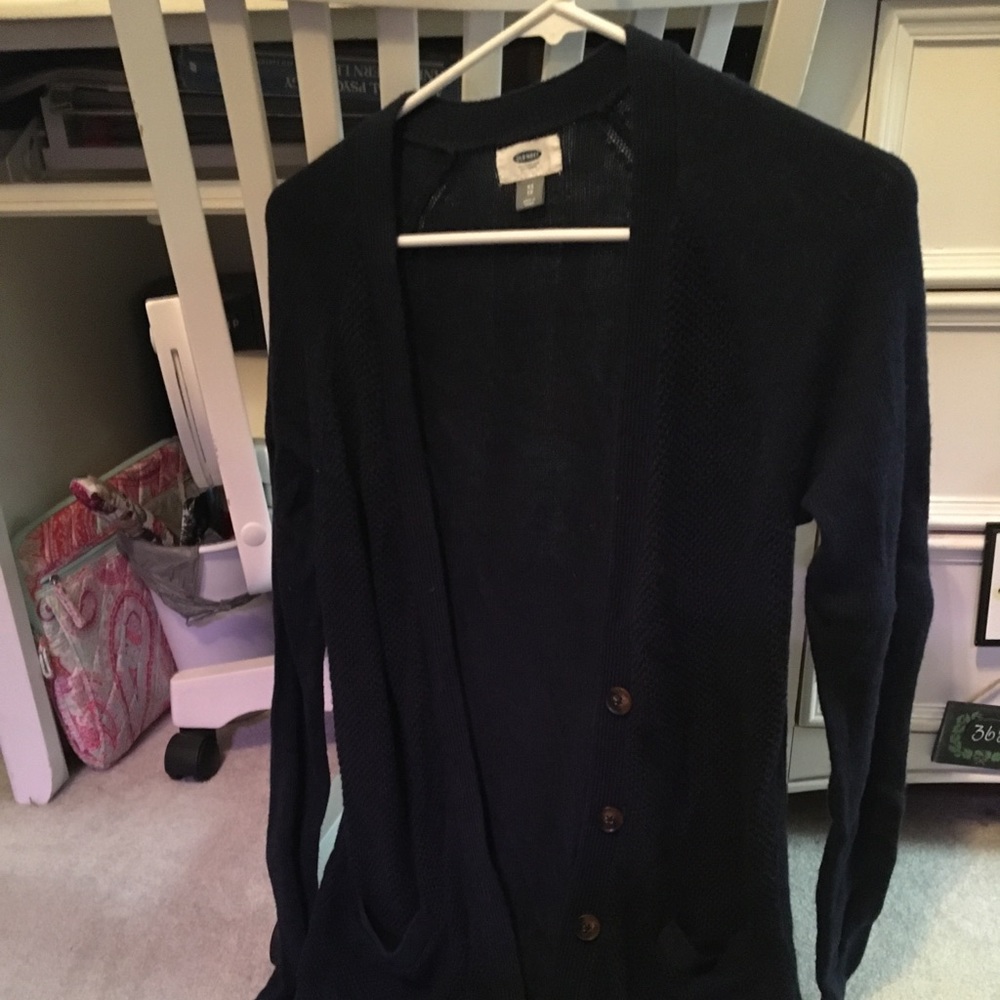 Navy Blue Cardigan